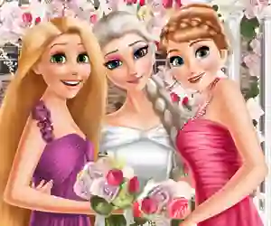 Juego Eliza and princesses wedding en línea