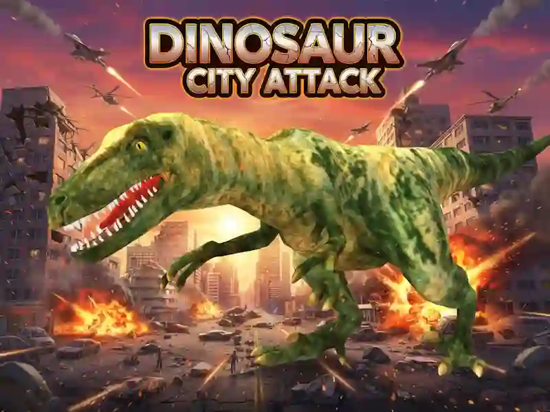Juego Dinosaur City Attack en línea