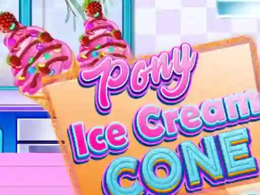 Juego Pony Ice Cream Cone en línea
