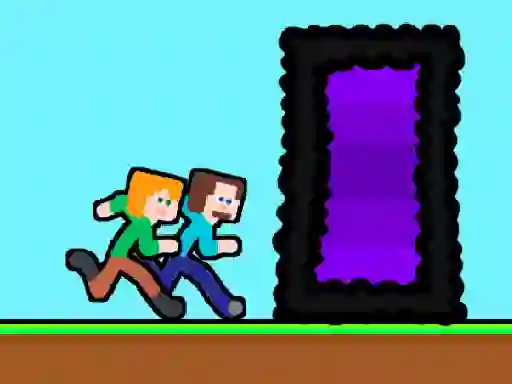 Juego Steveman and Alexwoman: Easter Egg en línea