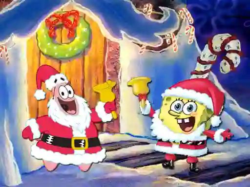 Juego SpongeBob Christmas Jigsaw Puzzle en línea