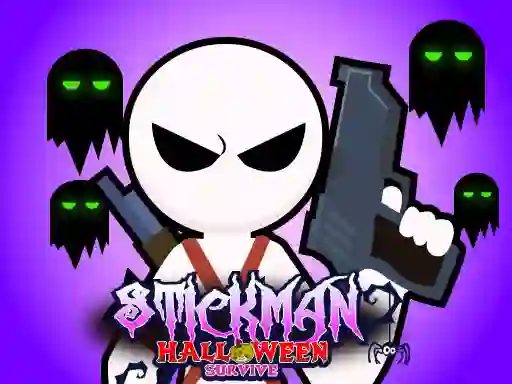 Juego Stickman Halloween Survive en línea