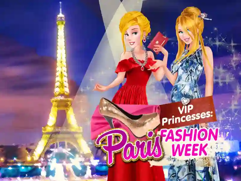 Juego VIP Princesses: Paris Fashion Week en línea