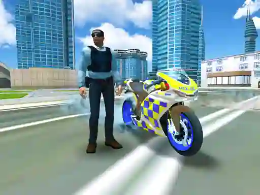 Juego Police Motorbike Traffic Rider en línea