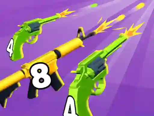 Juego Merge 2048 Gun Rush en línea