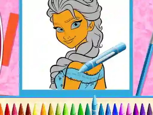 Juego The Princess Sisters Coloring en línea