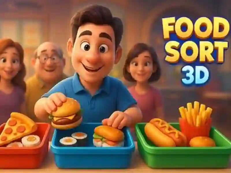 Juego Food Sort 3D en línea