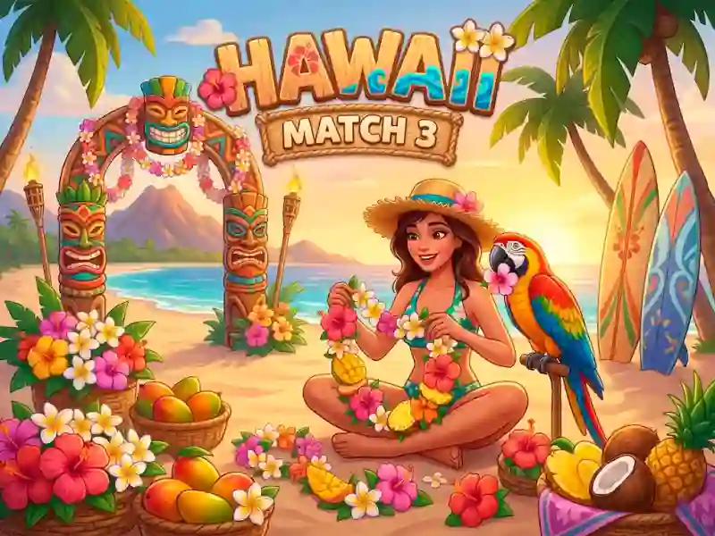 Juego Hawaii Match 3 en línea