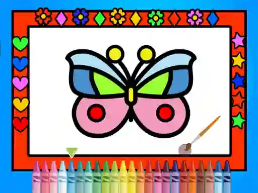 Juego Color and Decorate Butterflies en línea