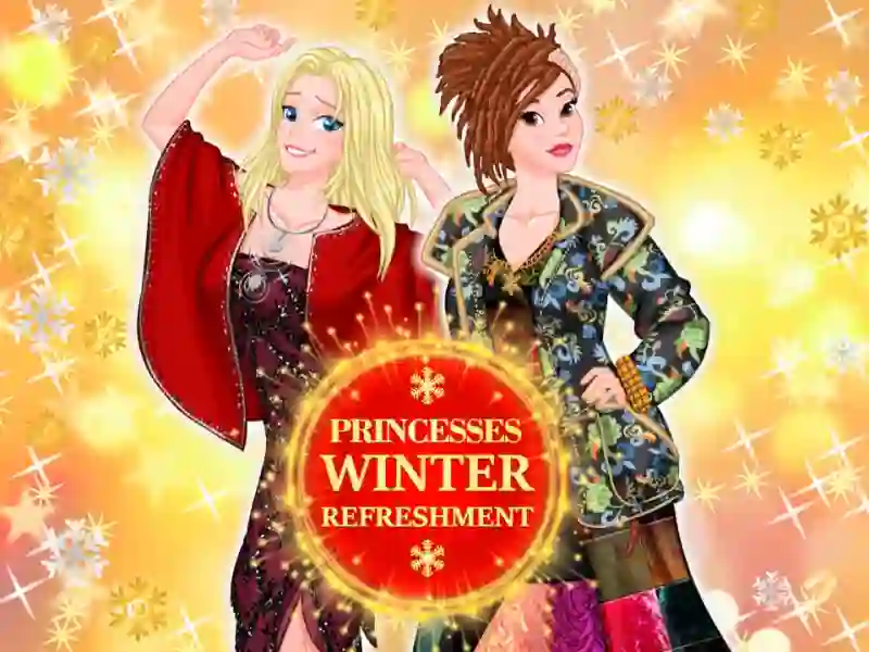 Juego Princesses winter refreshment en línea