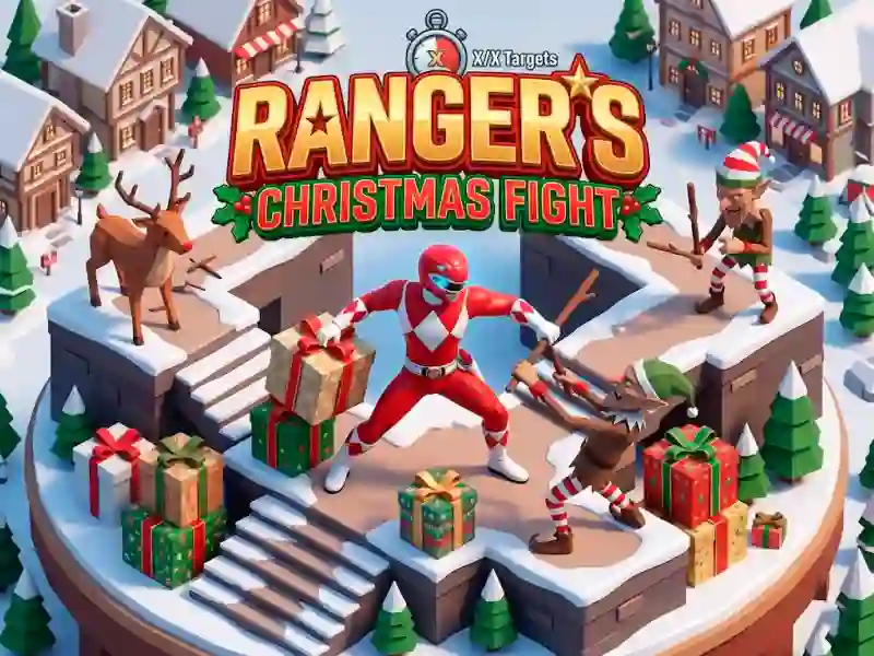 Juego Power Rangers Christmas run en línea
