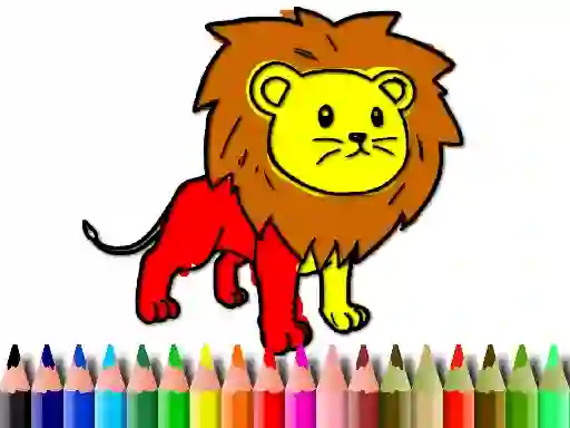 Juego Back To School: Lion Coloring Book en línea