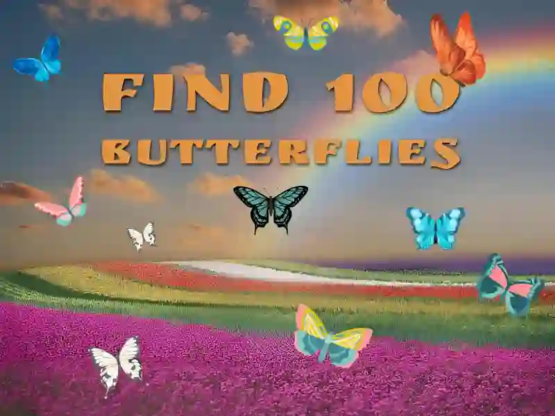 Juego Find 100 butterflies en línea