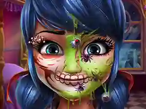 Juego Dotted Girl Halloween Makeup en línea