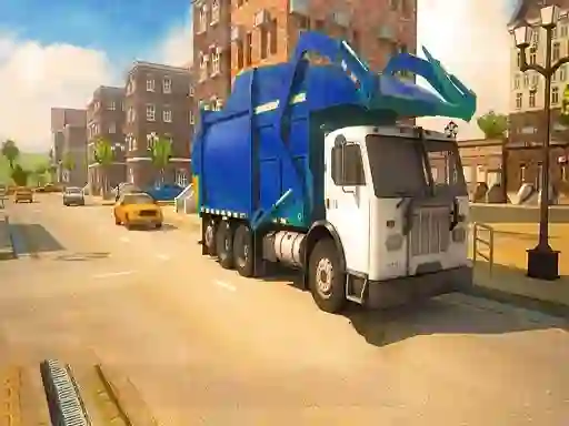 Juego Road Garbage Dump Truck Driver en línea