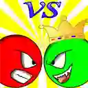 Juego Red ball vs green king en línea