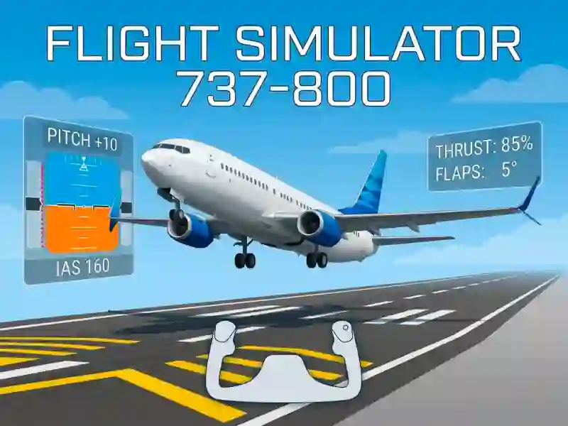 Juego Flight Simulator 737-800 en línea