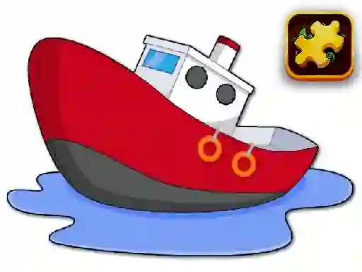 Juego Cartoon Ship Puzzle en línea