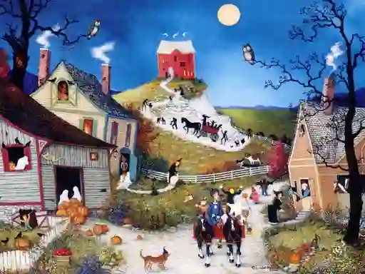 Juego Art Villages Differences en línea