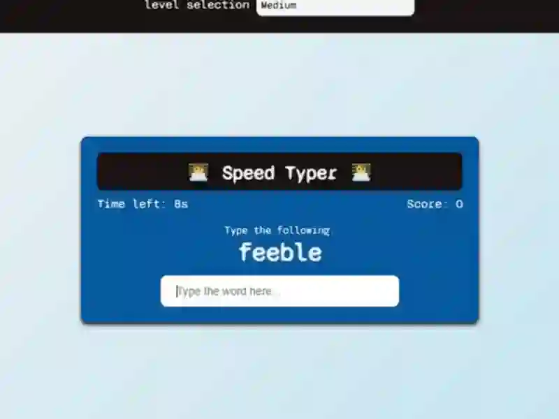Juego Speed Typer en línea
