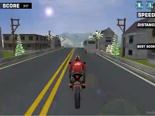 Juego Highway Rider Motorcycle Racer en línea