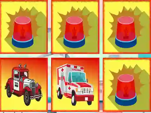 Juego Emergency Trucks Memory en línea