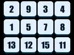 Juego Numbers Sliding Puzzle en línea