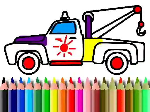 Juego Back To School: Trucks Coloring en línea