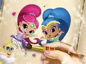 Juego Shimmer And Shine Coloring Book en línea