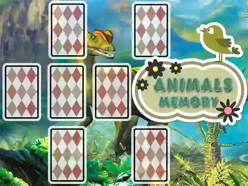 Juego Animals Cards Memory en línea