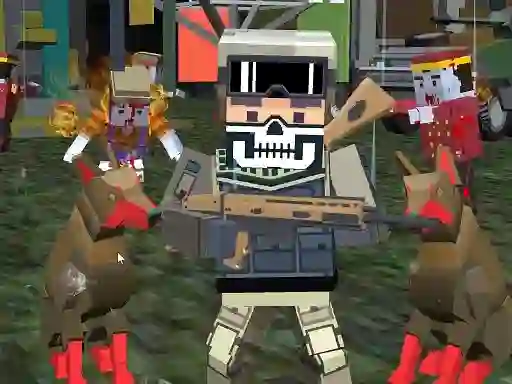 Juego MultiGun Arena 3D Zombie Survival en línea