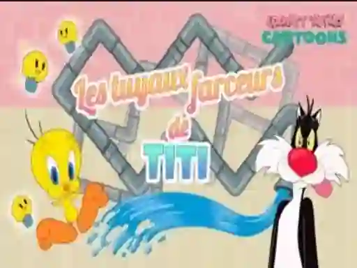 Juego Looney Tunes Cartoons Les tuyaux farceurs de Titi en línea