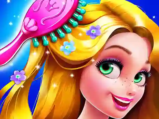 Juego Long Hair Princess Hair Salon en línea