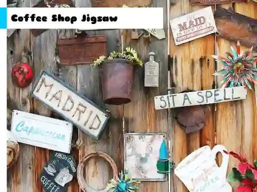 Juego Coffee Shop Jigsaw en línea