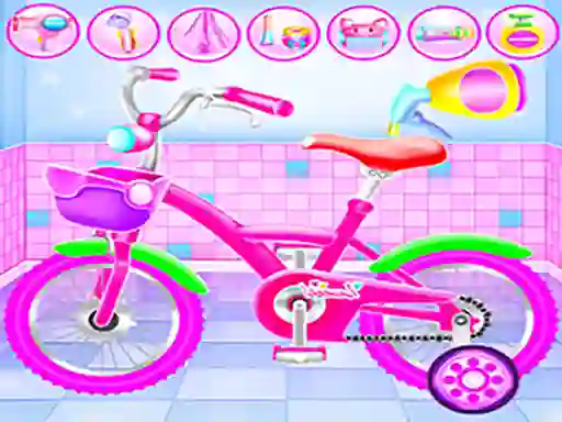 Juego Girl Bike Fix & Washing Salon en línea