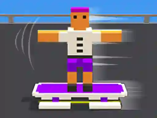 Juego Blocky Skater Rush en línea