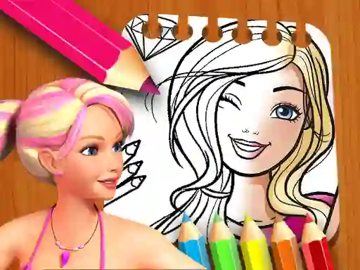 Juego Barbie Doll Coloring Book en línea