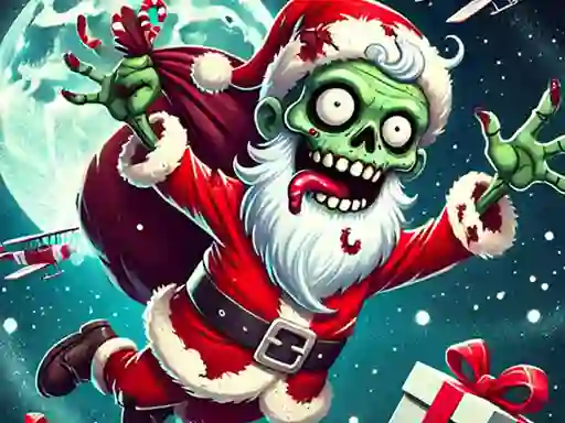 Juego Flappy Zombie Santa Christmas Game en línea