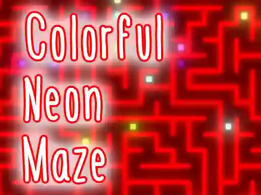 Juego Colorful Neon Maze en línea