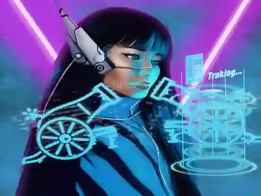 Juego Neon Cannon en línea