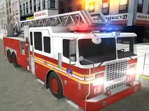Juego Real Truck Fire Drive Sim en línea