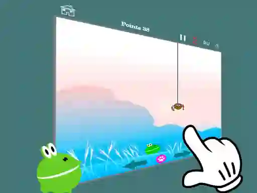 Juego Hunt feed the frog 2 en línea