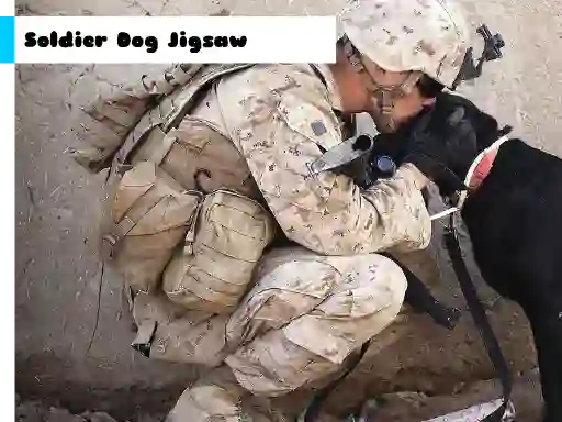 Juego Soldier Dog Jigsaw en línea