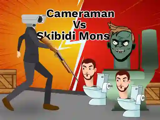 Juego Cameraman vs Skibidi Monster: Fun Battle en línea
