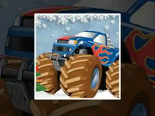 Juego Winter Monster Truck Puzzles en línea