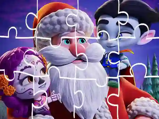Juego Super Monsters Christmas Jigsaw en línea