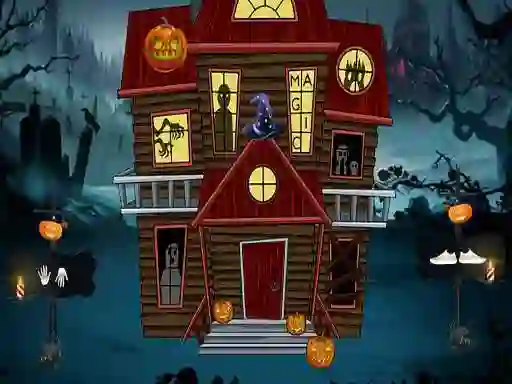 Juego Halloween Magic Lady Escape en línea