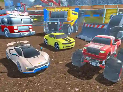 Juego Mad Cars Racing and Crash en línea