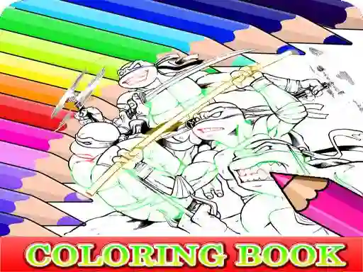 Juego Coloring Book for Ninja Turtle en línea