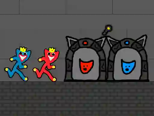 Juego Red and Blue Stickman Huggy 2 en línea
